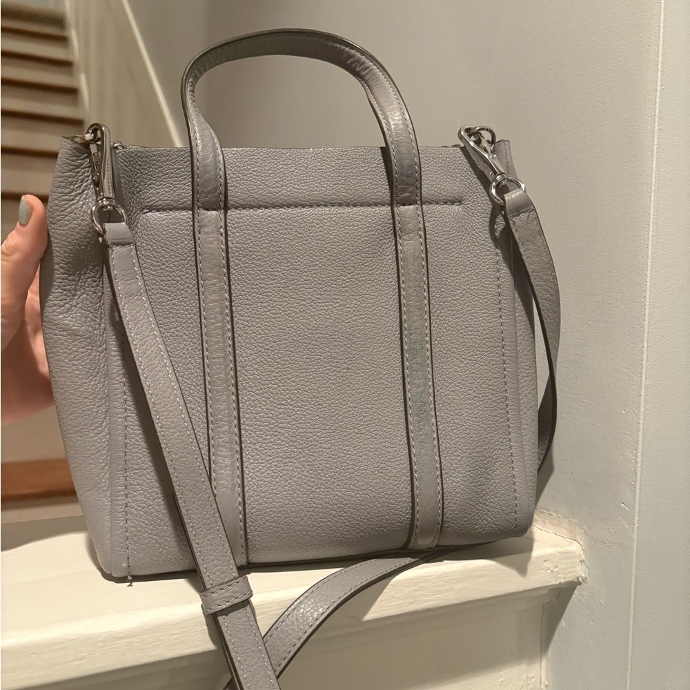 NWT Marc Jacobs The Shopper Tote Bag, soft neutral gray tone. - Picture 4 of 9